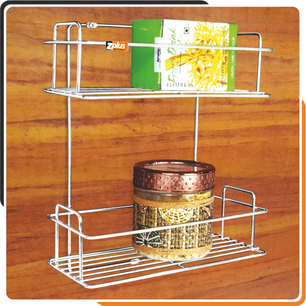 Storage Fixed Rack (Double) – Zinc Plus