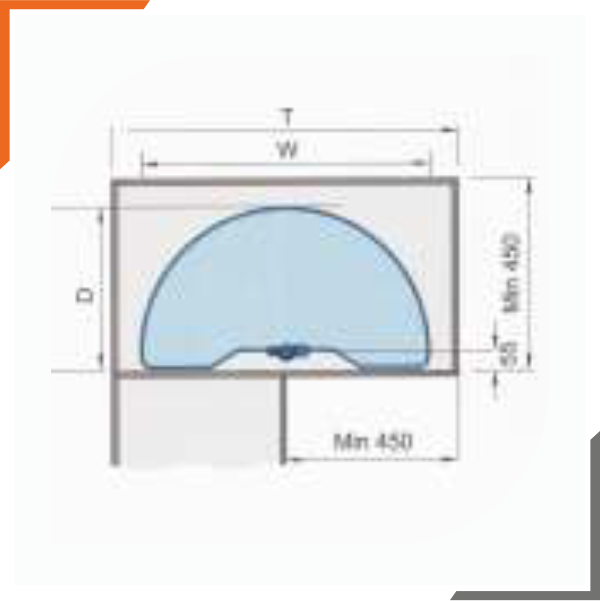 Dee Tray Unit with Wooden Base