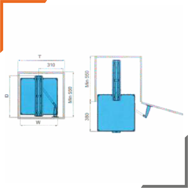 Space Swivel Pull-out