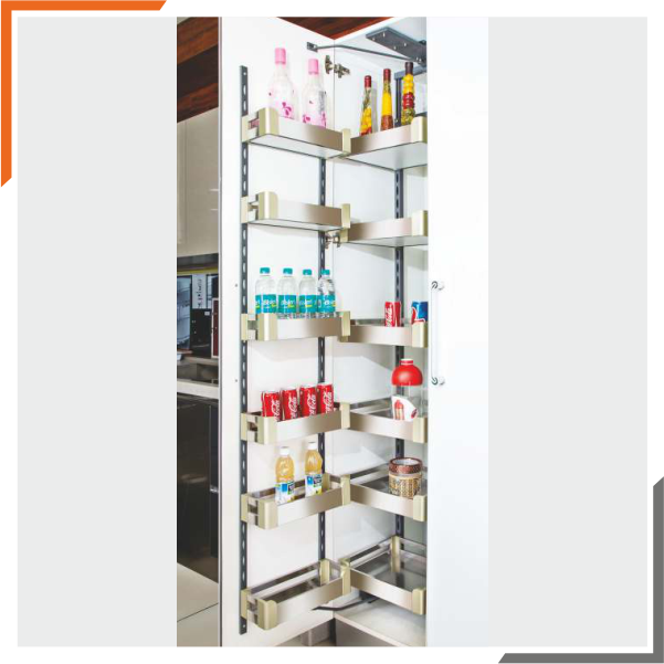 SS Satin Pantry Pullout Unit
