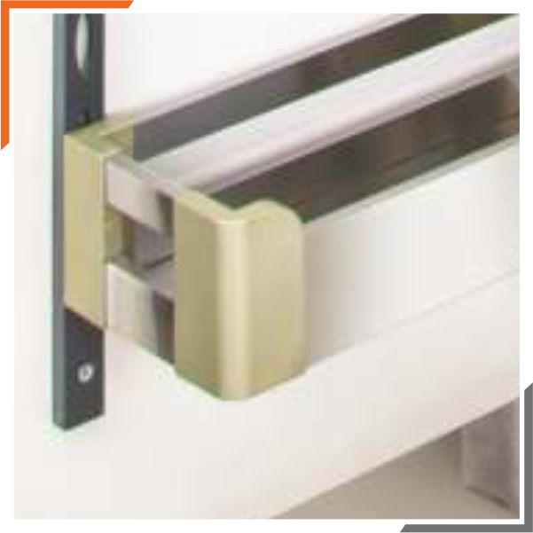 SS Satin Pantry Pullout Unit