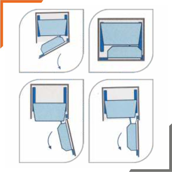 SS Satin Pantry Pullout Unit