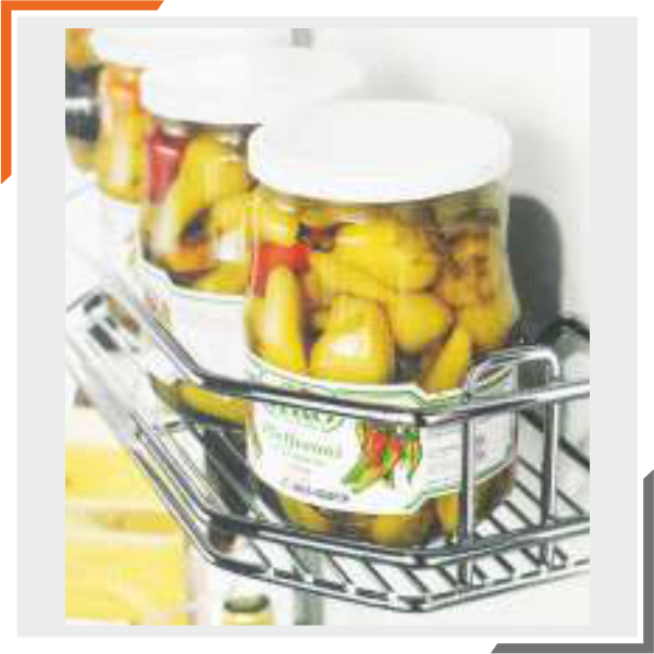 Pantry Pullout Unit with Wire basket