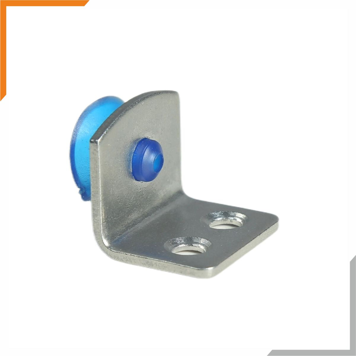 Stainless Steel Double Hole L-Button 15gm