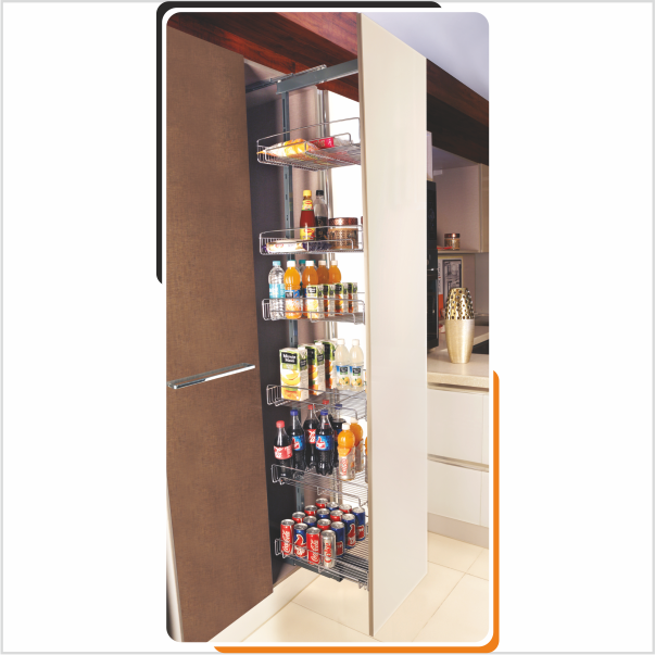 Tall Unit Pull-Out (Wire Baskets) – Zinc Plus