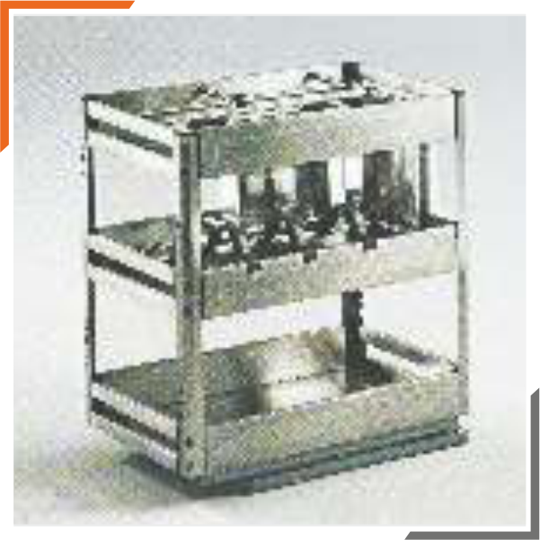 SS Satin Pullout Organiser (Three Shelves)