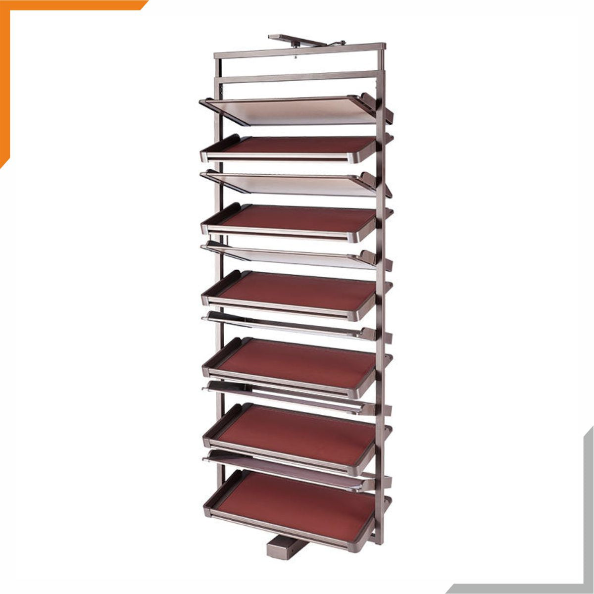 360° Rotating Shoe Rack – Zinc Plus