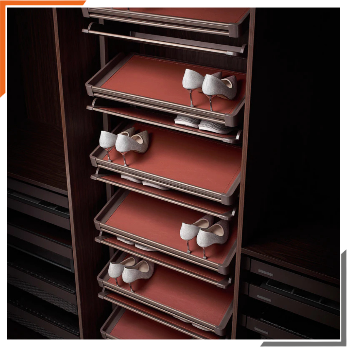 360° Rotating Shoe Rack