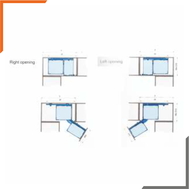Soft Stop Magic Corner Diamon Style