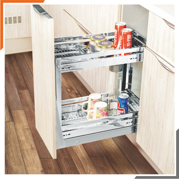 Bottle Pullout (Two Shelf)