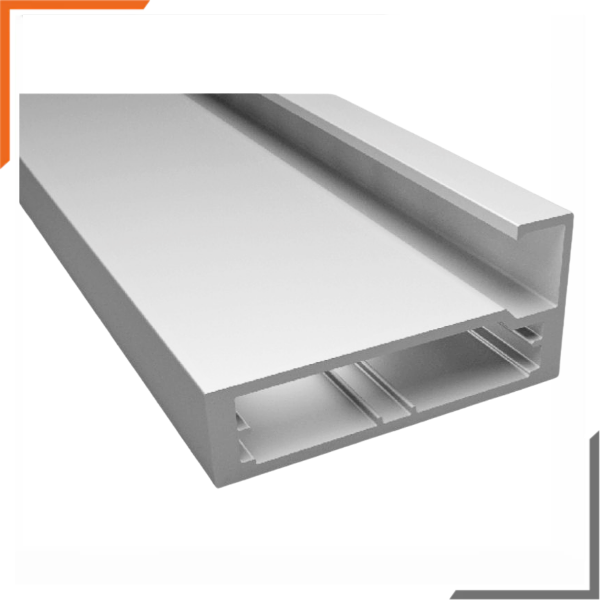 Aluminium Glass Frame Profile 50mm