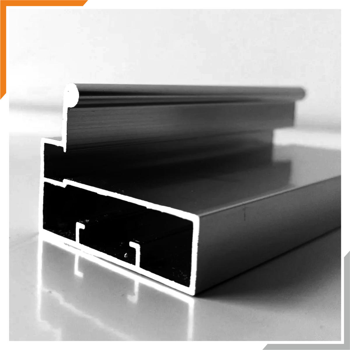 Aluminum Glass Profile 45mm with I/ Bindi /Dori Handle