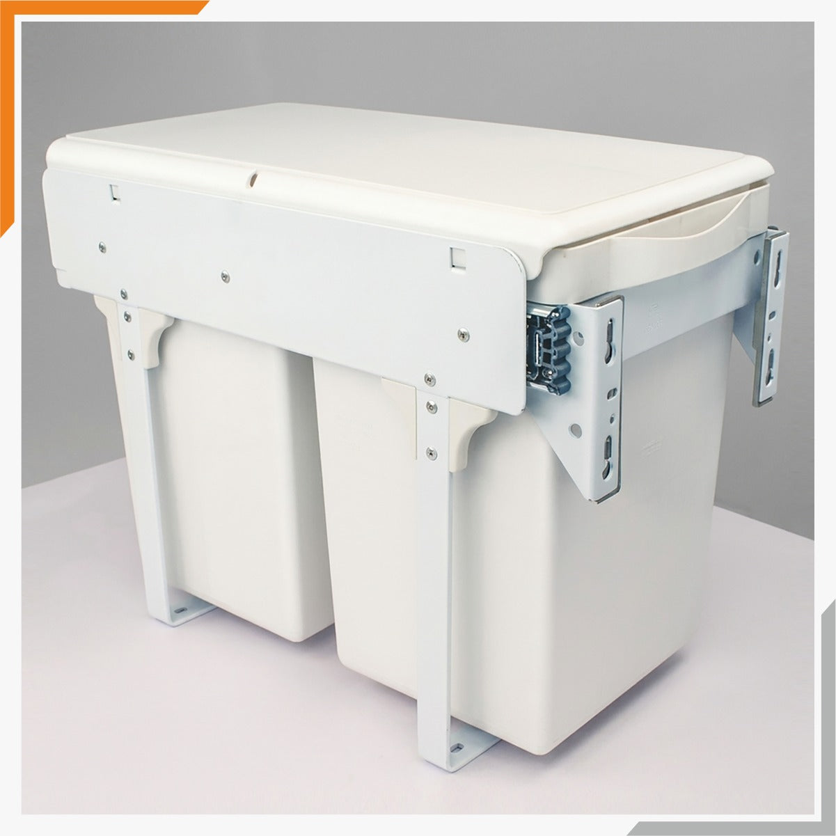 Auto Lid Bin Double (Dustbin) 22/40 Liter