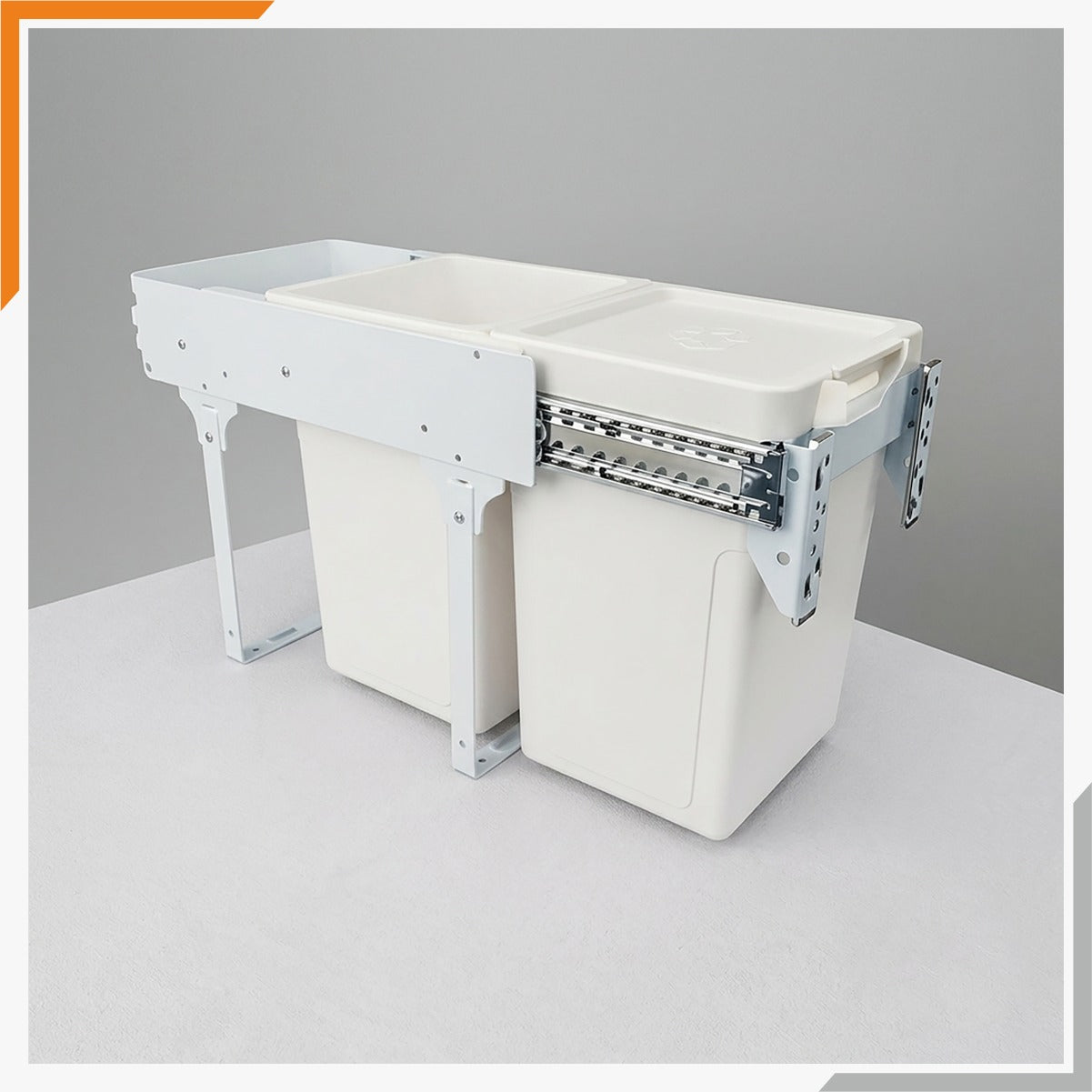 Auto Lid Bin Double (Dustbin) 22/40 Liter