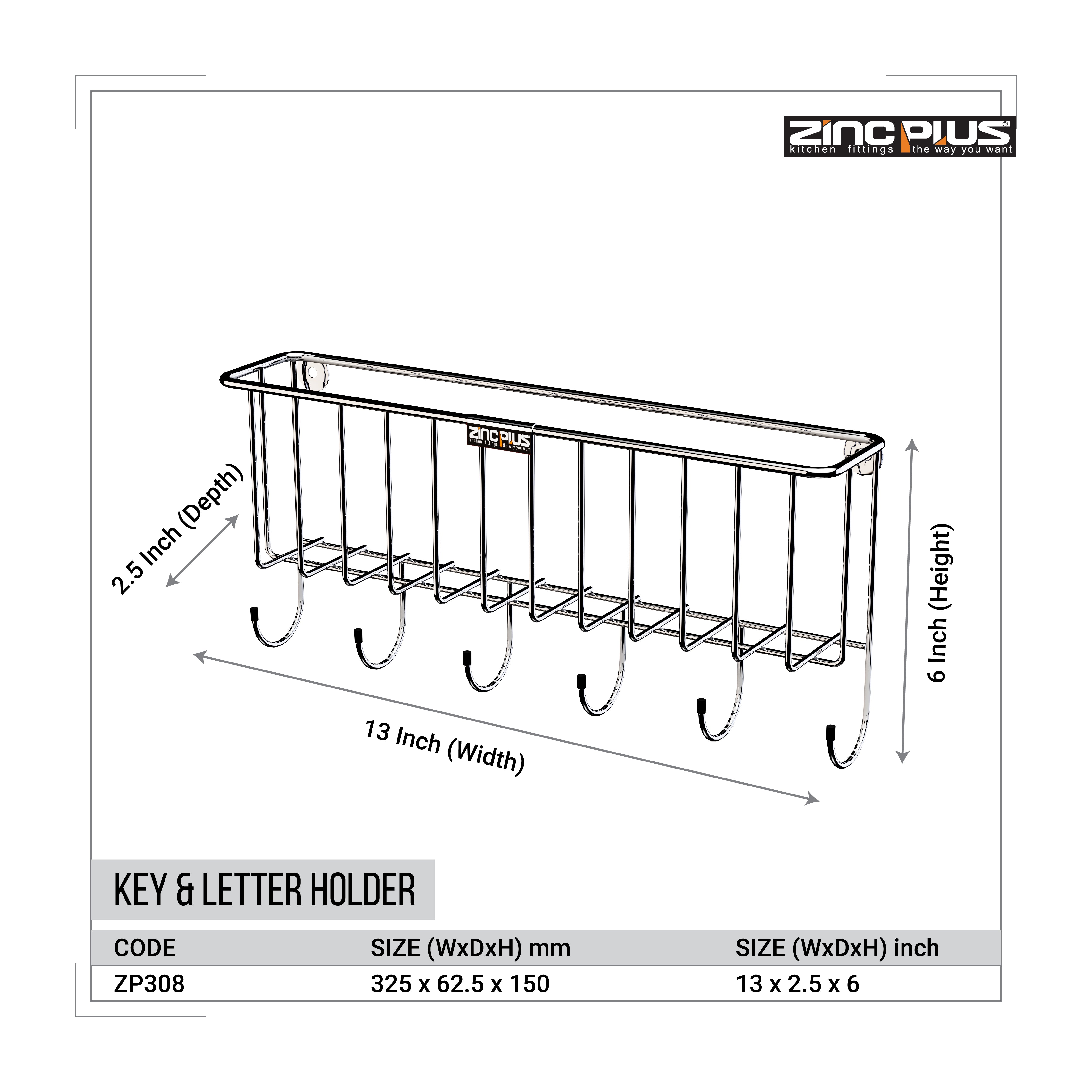Key & Letter Holder