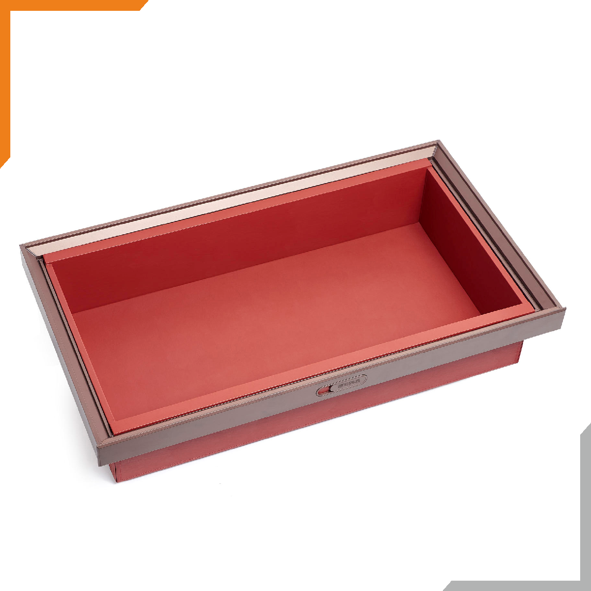 Leather Storage Basket (Mocha Color)