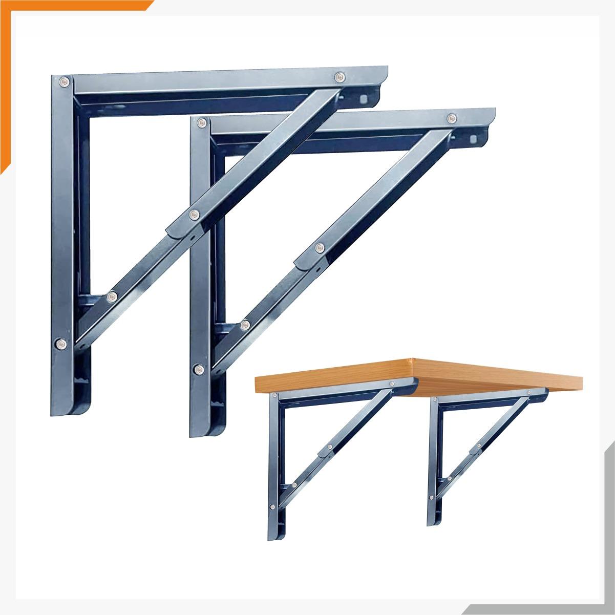 Folding Shelf Brackets | Wall Mount Folding Table Brackets Heavy Duty