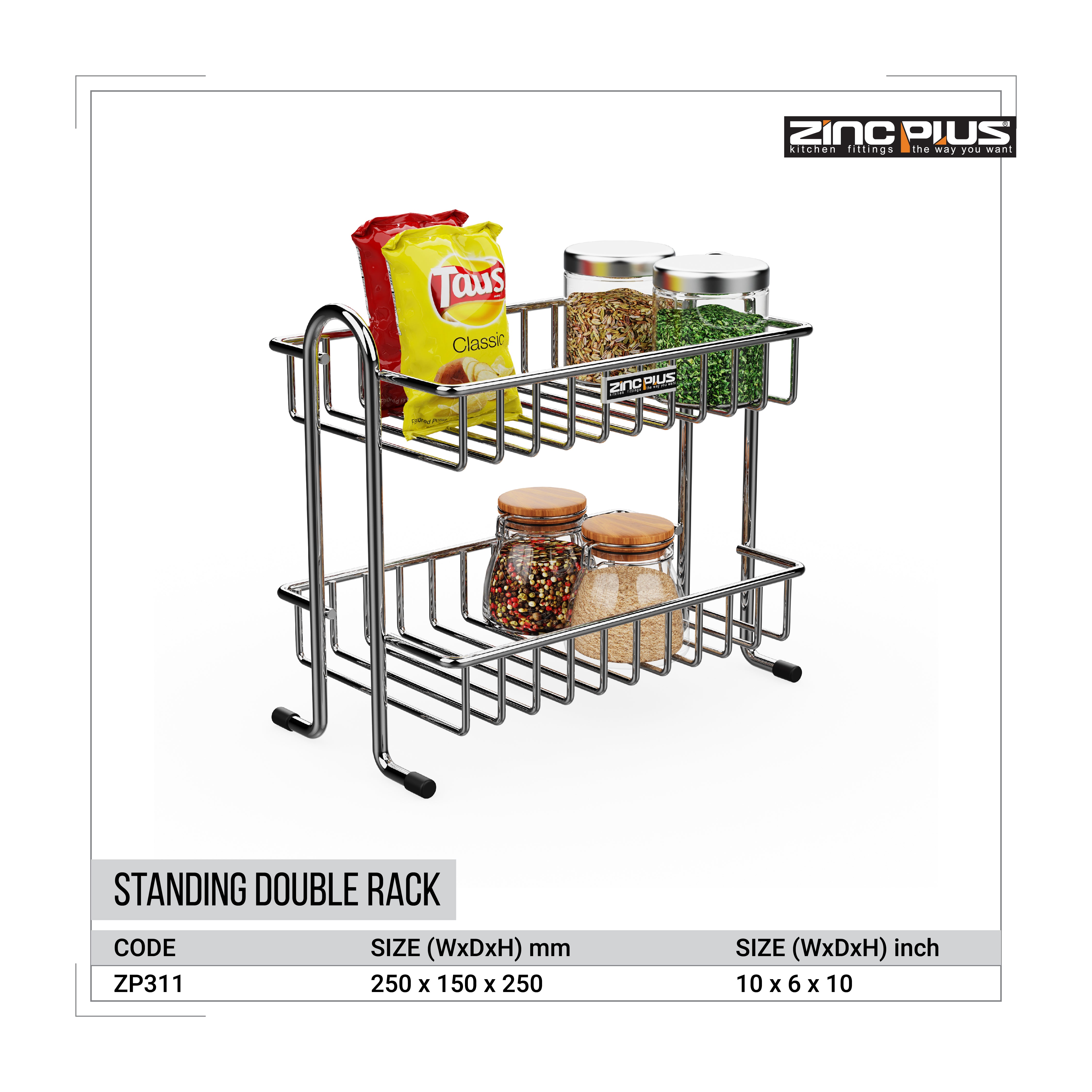 Standing Double Rack