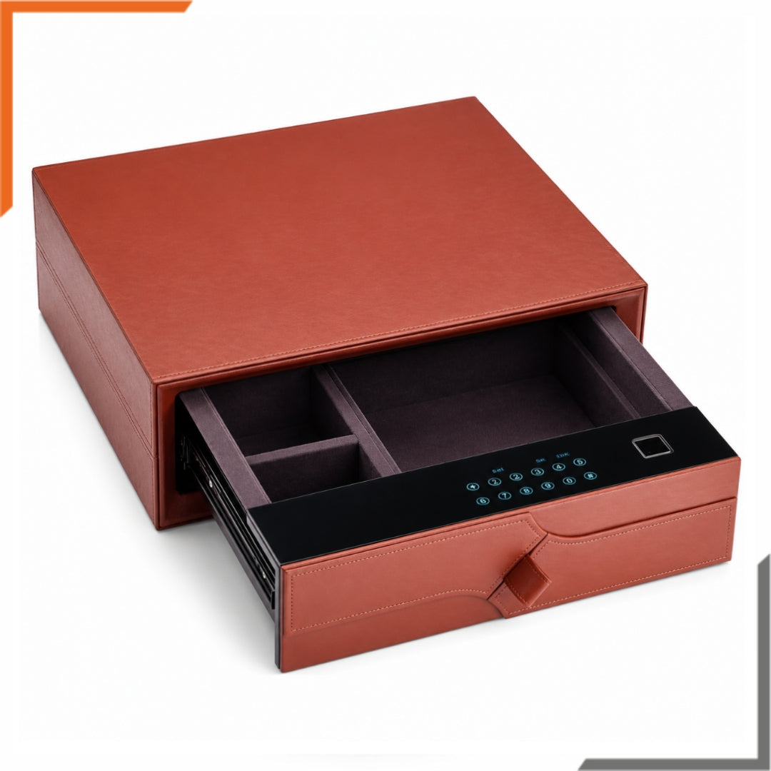 Leather Safe Box (Fingerprint)